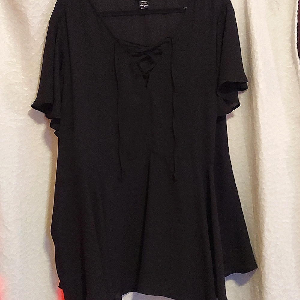 Torrid SZ 5 sheer blouse